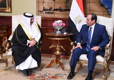السيسي وملك البحرين