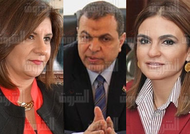 سحر نصر ومحمد سعفان ونبيلة مكرم
