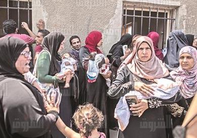 لبن الاطفال المدعم - تصوير: روجيه أنيس