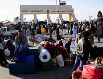 عودة 133 ألف عامل مصري عبر منفذ السلوم خلال عام