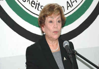 رئيسة الاتحاد العام للمرأة الفلسطينية انتصار الوزير-ارشيفية