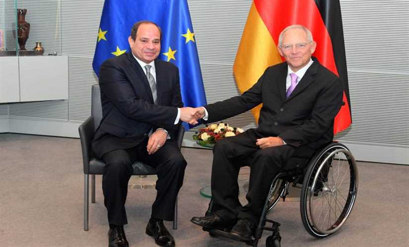 السيسي يلتقي رئيس البرلمان الألماني