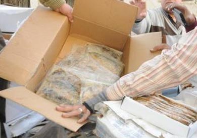 ضبط 35 طن أسماك فاسدة قبل شم النسيم