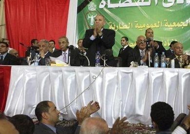 إحدى مؤتمرات نادي القضاة برئاسة الزند- أرشيفية