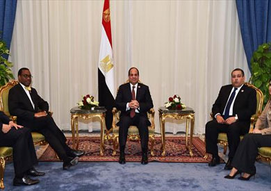 السيسي ورئيس بنك تنمية أفريقيا