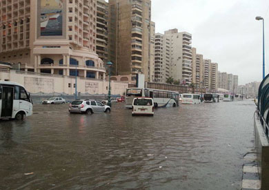 سيول فى الاسكندرية