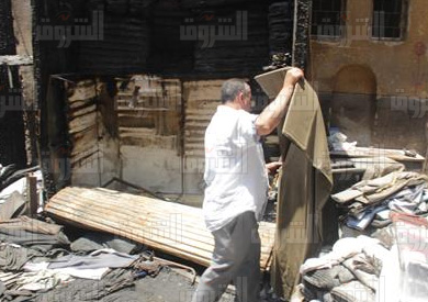 حريق الغورية - تصوير: مي زيادي