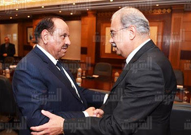 رئيس الوزراء يستقبل وزير الداخلية الاردنى- تصوير سليمان العطيفى