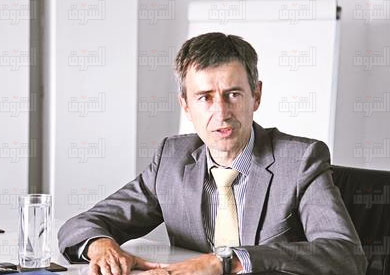 ماركوس لايتنر سفير سويسرا بالقاهرة - تصوير احمد عبد الجواد