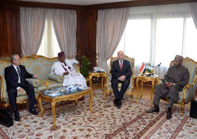 وزير الطيران يستقبل مستشار الرئيس النيجيري