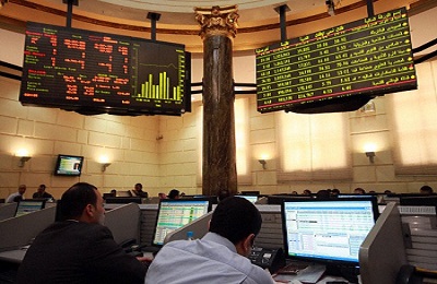 جلسة تداول في البورصة المصرية