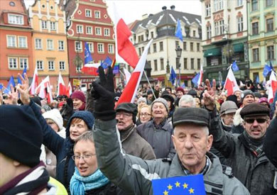 مظاهرات بولندا