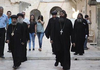 وفد الكنيسة المصرية يصل القدس
