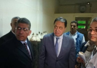 وزير الصحة في مستشفى شرق المدينة بالاسكندرية