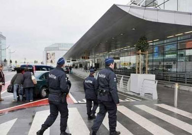 مطار بروكسل بعد الانفجار