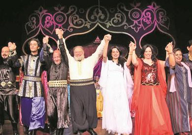 العرض المسرحى (ليلة من ألف ليلة )المسرح القومى