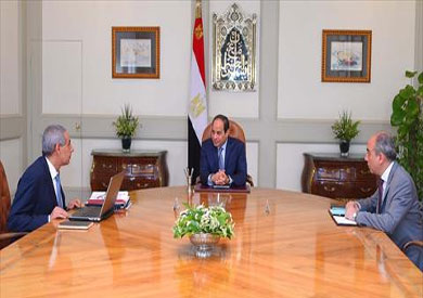 السيسي ووزير الصناعة