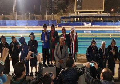 صور من بطولة الجيزة الشتوية للسباحة