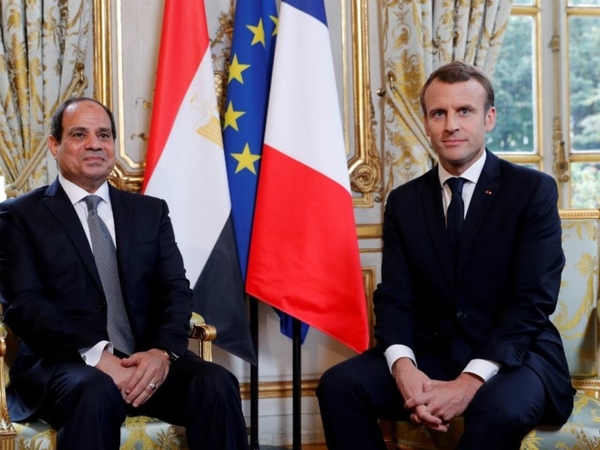 السيسي لنظيره الفرنسي: مصر ترفض تهجير الفلسطينيين بأي شكل أو صورة