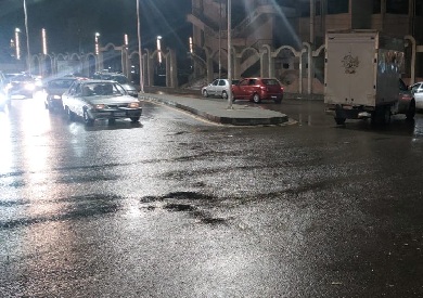 سقوط أمطار وانخفاض ملحوظ في درجات الحرارة بـدمياط 