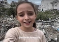 الطفلة نسرين سكيك المؤثرة الفلسطينية من قطاع غزة