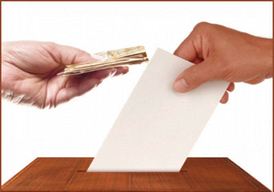 شراء الأصوات الانتخابية