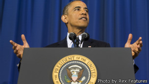 قال أوباما إن معتقل غوانتانامو أصبح رمزا في العالم لاستهانة الولايات المتحدة بحكم القانون