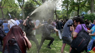 انتشرت الشرطة فجراً في أنحاء الميدان