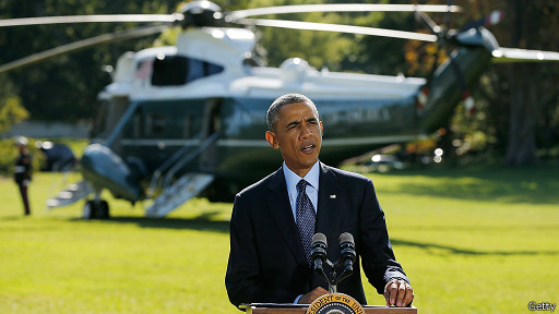 أكد اوباما استهداف الغارات لمقر التنظيم في معقله
