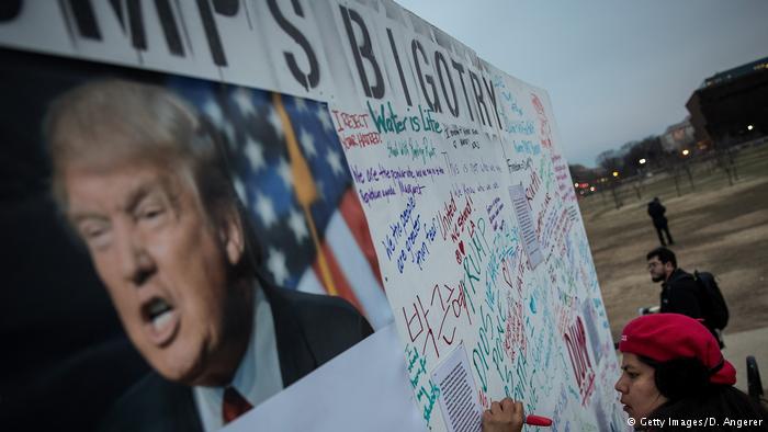 احتجاجات على ترامب في واشنطن، أرشيف