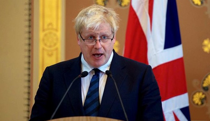 وزير الخارجية البريطانى بوريس جونسون