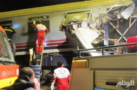 قتلى وجرحى في تصادم قطارين شمال إيران