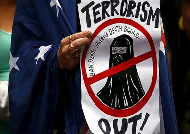 استرالي يشارك في مسيرة مناوئة للإسلام في سيدني