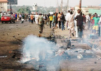 أعمال عنف وسط نيجيريا