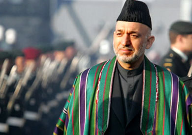 الرئيس الأفغاني، حامد كرزاي
