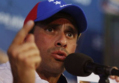 زعيم المعارضة في فنزويلا هنريكي كابريلس