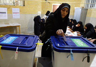 الانتخابات الإيرانية أمس