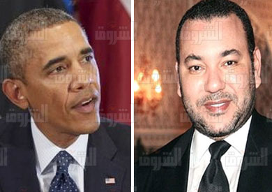 الرئيس الأمريكي باراك أوباما و العاهل المغربي الملك محمد السادس