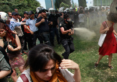 الاحتجاجات التركية - أرشيفية