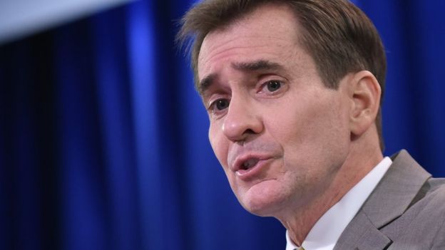 جون كيربي: "لم تتخذ هذه الخطوة لإثارة رد فعل من الإدارة المقبلة (للرئيس المنتخب ترامب) أو محاولة فرض طريقة للتعامل مع قضايا المناخ"