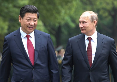 الرئيس الروسي والرئيس الصيني