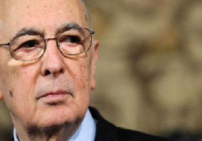 الرئيس الإيطالي جيورجيو نابوليتانو