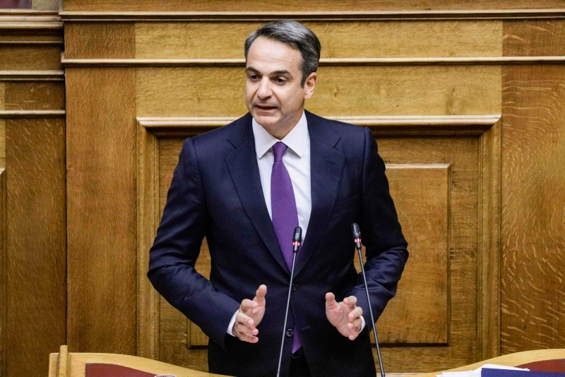 رئيس الوزراء اليوناني كرياكوس ميتسوتاكيس