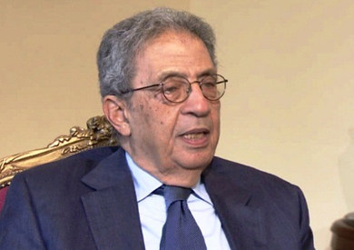 عمرو موسى الأمين العام للجامعة العربية الأسبق