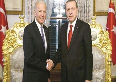 الرئيس التركى رجب طيب اردوغان وجو بايدن نائب الرئيس الامريكى