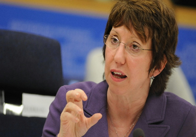 كاثرين أشتون مسؤولة السياسة الخارجية بالاتحاد الأوروبي