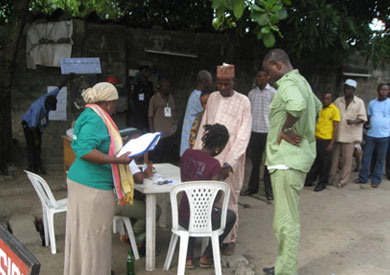 أرشيفية للانتخابات في نيجيريا