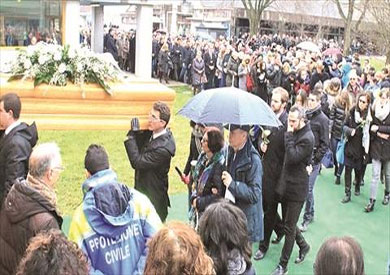 جنازة جوليو ريجيني الطالب الايطالى القتيل