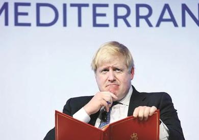 وزير الخارجية البريطانى بوريس جونسون