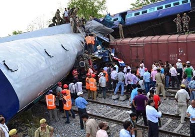 ضحايا قطار الهند